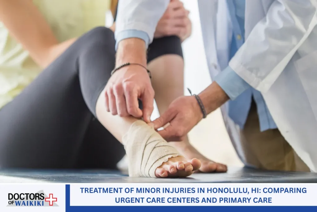 Treatment of Minor Injuries in Honolulu, HI: Comparing Urgent Care Centers and Primary Care