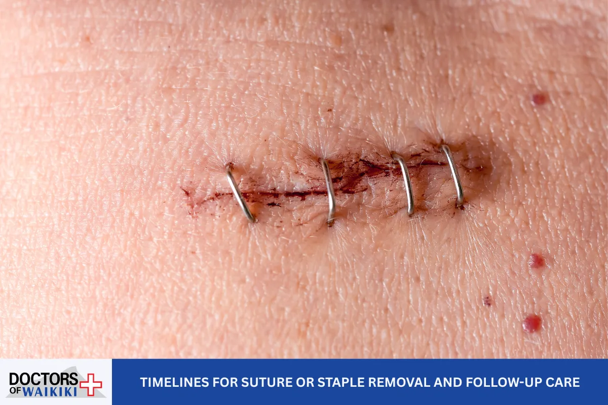 Timelines for Suture or Staple Removal and Follow-Up Care
